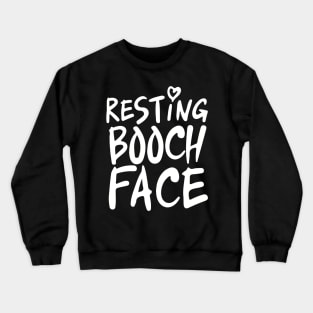 Resting Booch Face Crewneck Sweatshirt